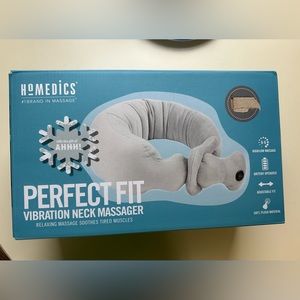 HOMEDICS  PERFECT FIT VIBRATION NECK MASSAGE.  Adjustable Battery Operated